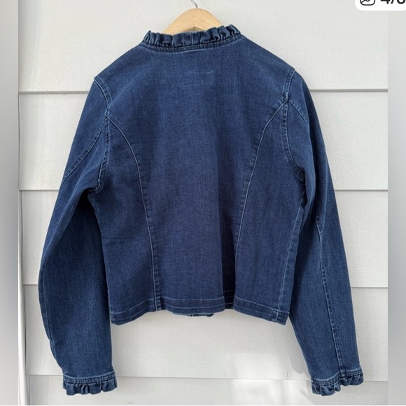 Draper James Ruffle Denim Jacket - Picture 3 of 3